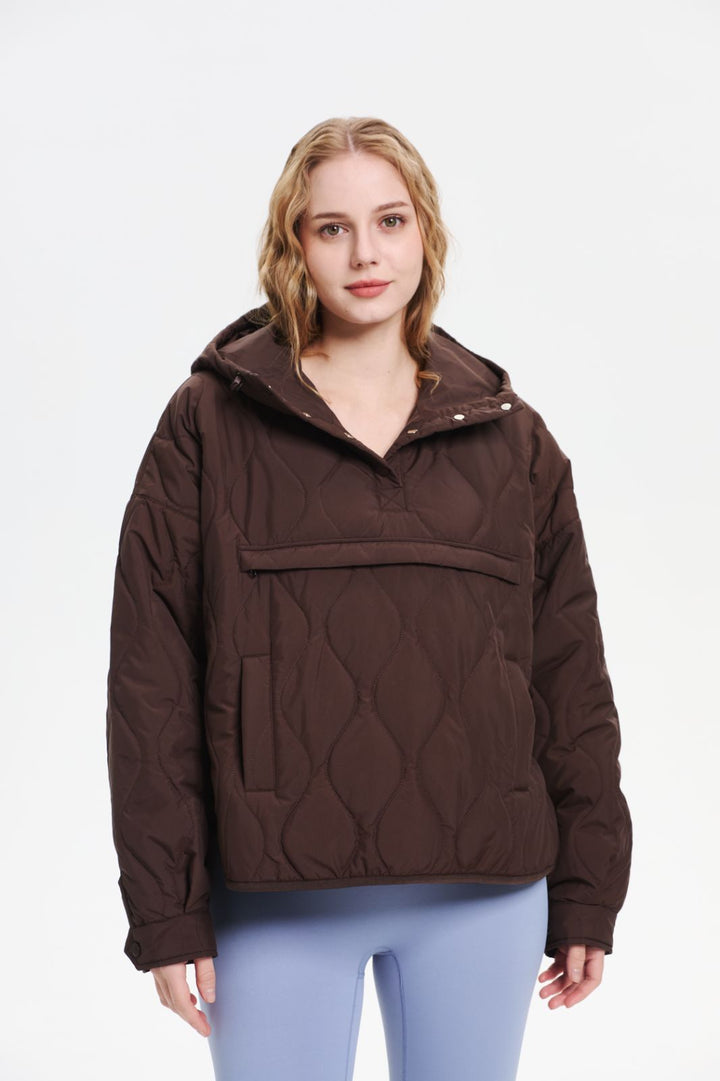 WILLOW | QUILTED WATER-REPELLENT HOODED JACKET