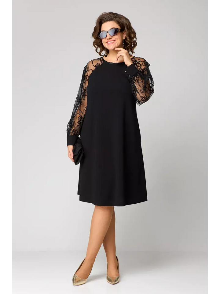 Jill | Elegant Black Lace Sexy Dress