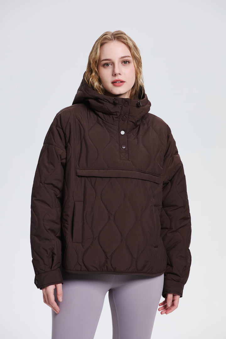 WILLOW | QUILTED WATER-REPELLENT HOODED JACKET