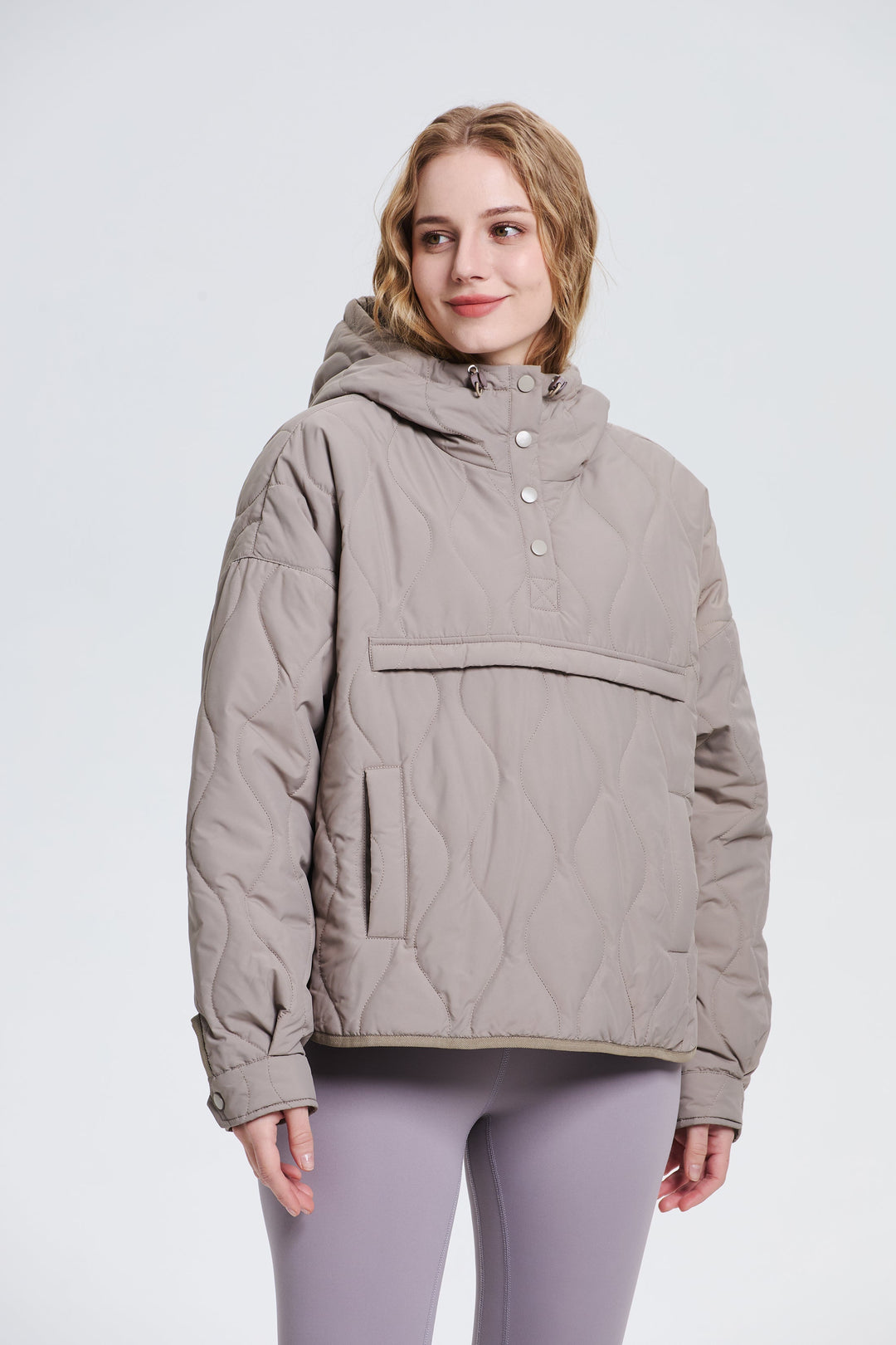 WILLOW | QUILTED WATER-REPELLENT HOODED JACKET