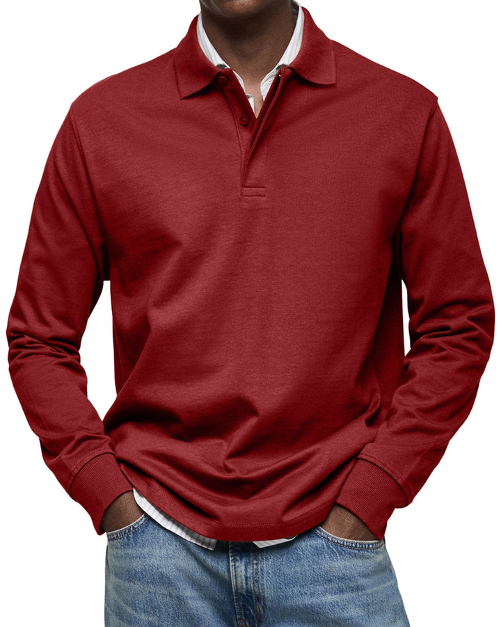Tom | Long Sleeve Polo Shirt