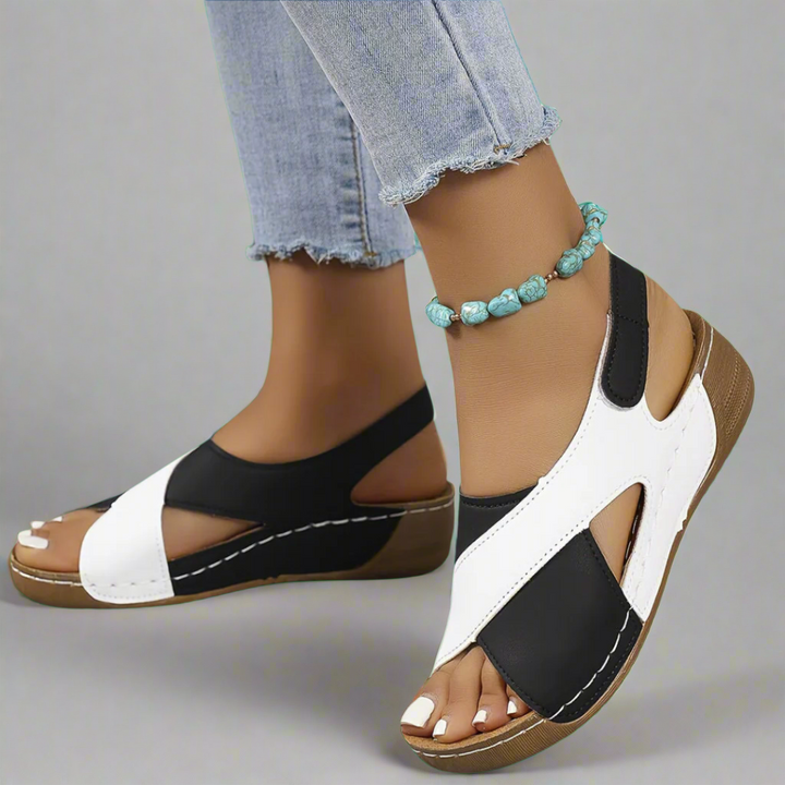 Ada | Colourblock Slingback Sandals