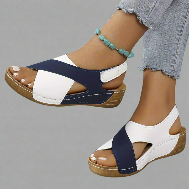 Ada | Colourblock Slingback Sandals