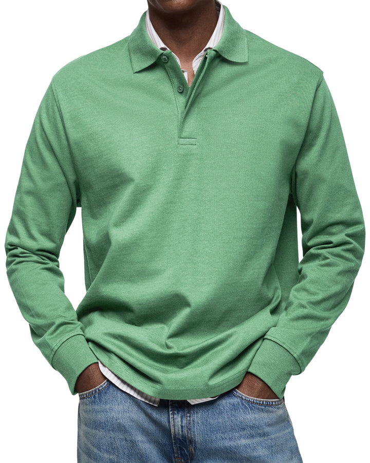 Tom | Long Sleeve Polo Shirt