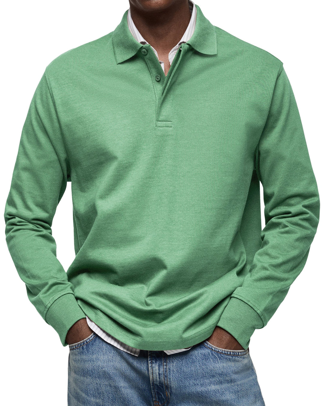 Tom | Long Sleeve Polo Shirt
