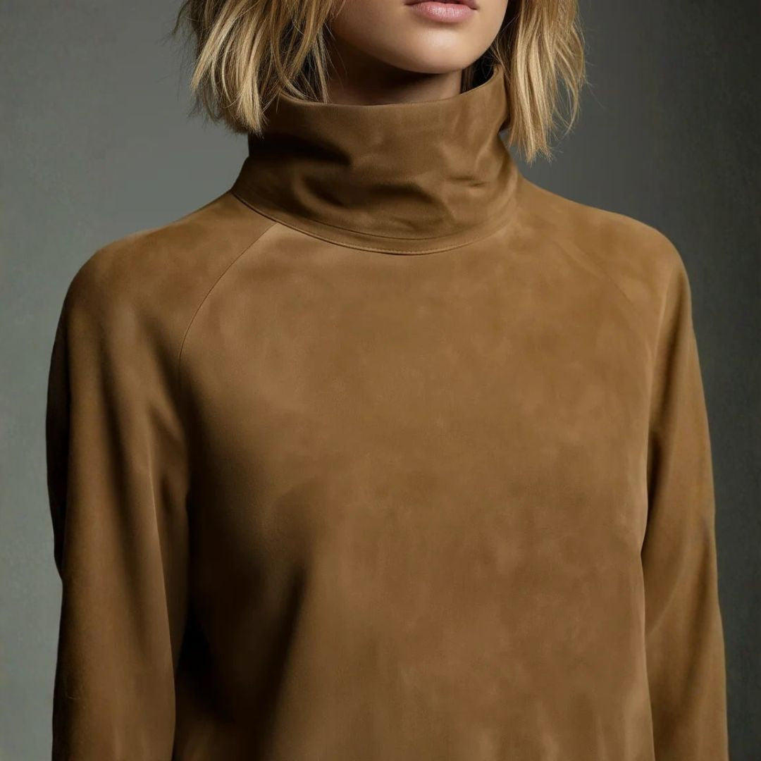 Irene | Dress with High Collar