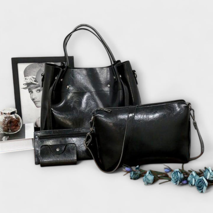 Isolde - 4-Piece Vintage Bag Set