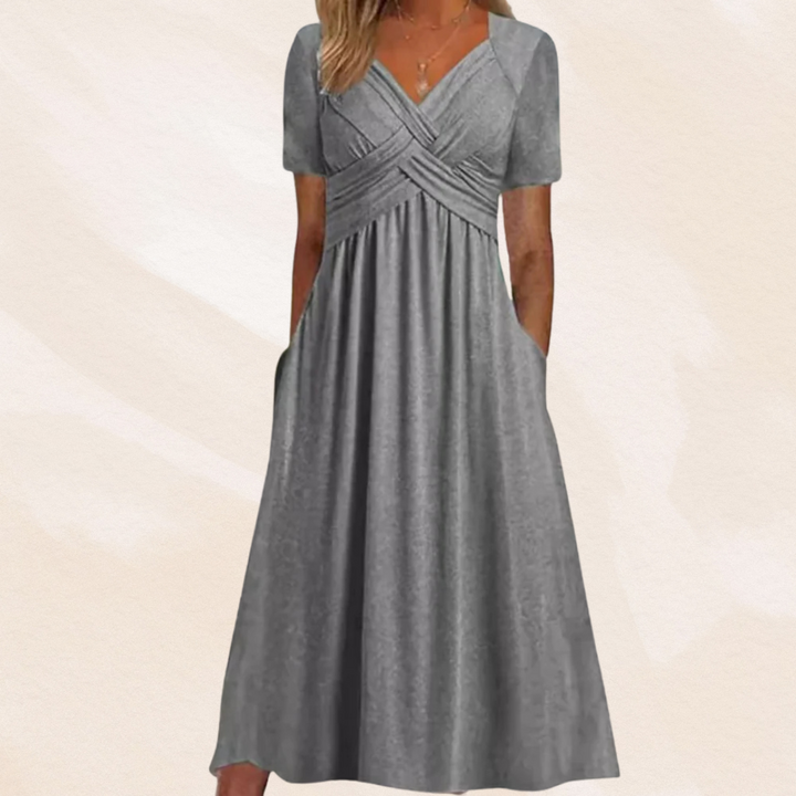 Mirella™ | Stylish V-neck Dress