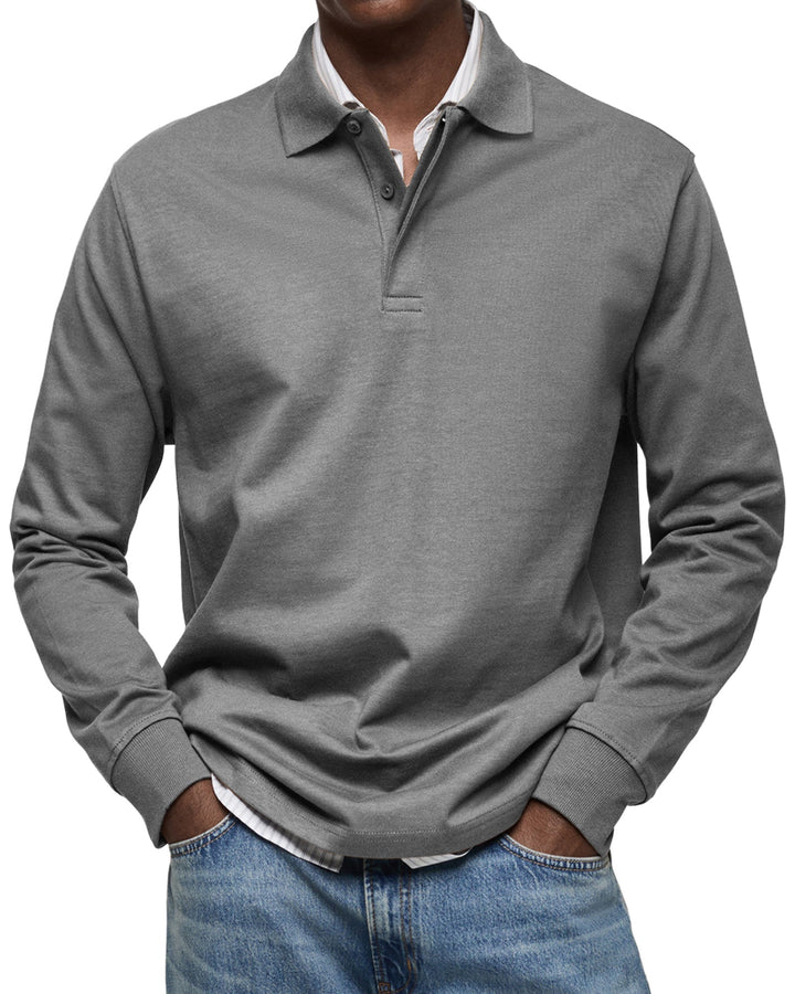 Tom | Long Sleeve Polo Shirt