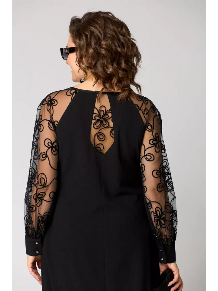 Jill | Elegant Black Lace Sexy Dress