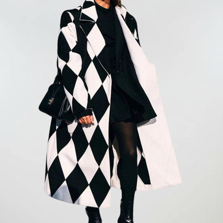 Amelia | Oversized Check Coat