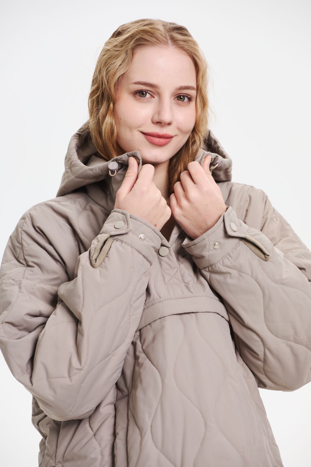 WILLOW | QUILTED WATER-REPELLENT HOODED JACKET