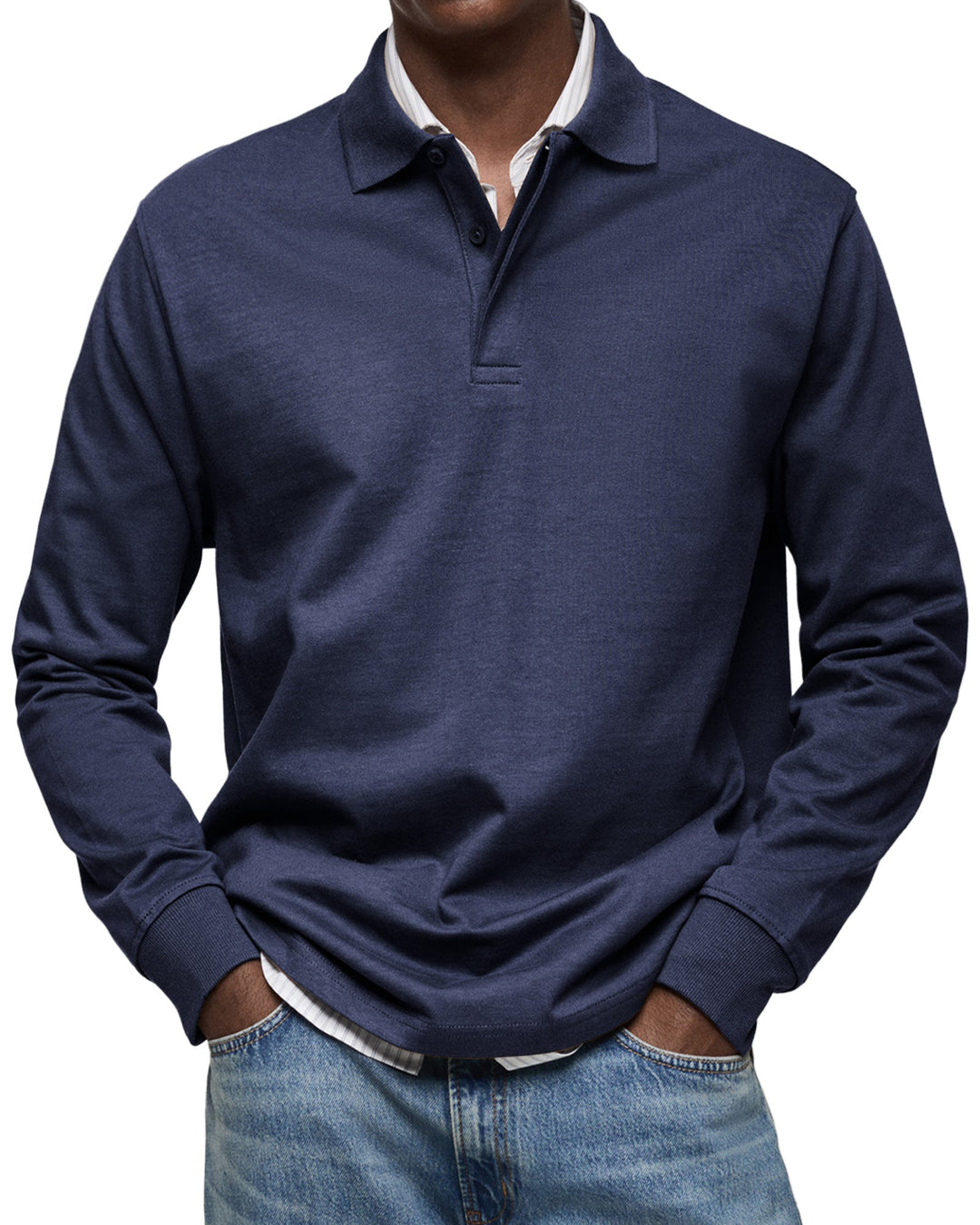Tom | Long Sleeve Polo Shirt