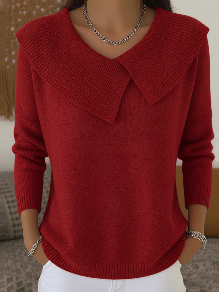 Lucia | Warm Sweater with Soft Collar