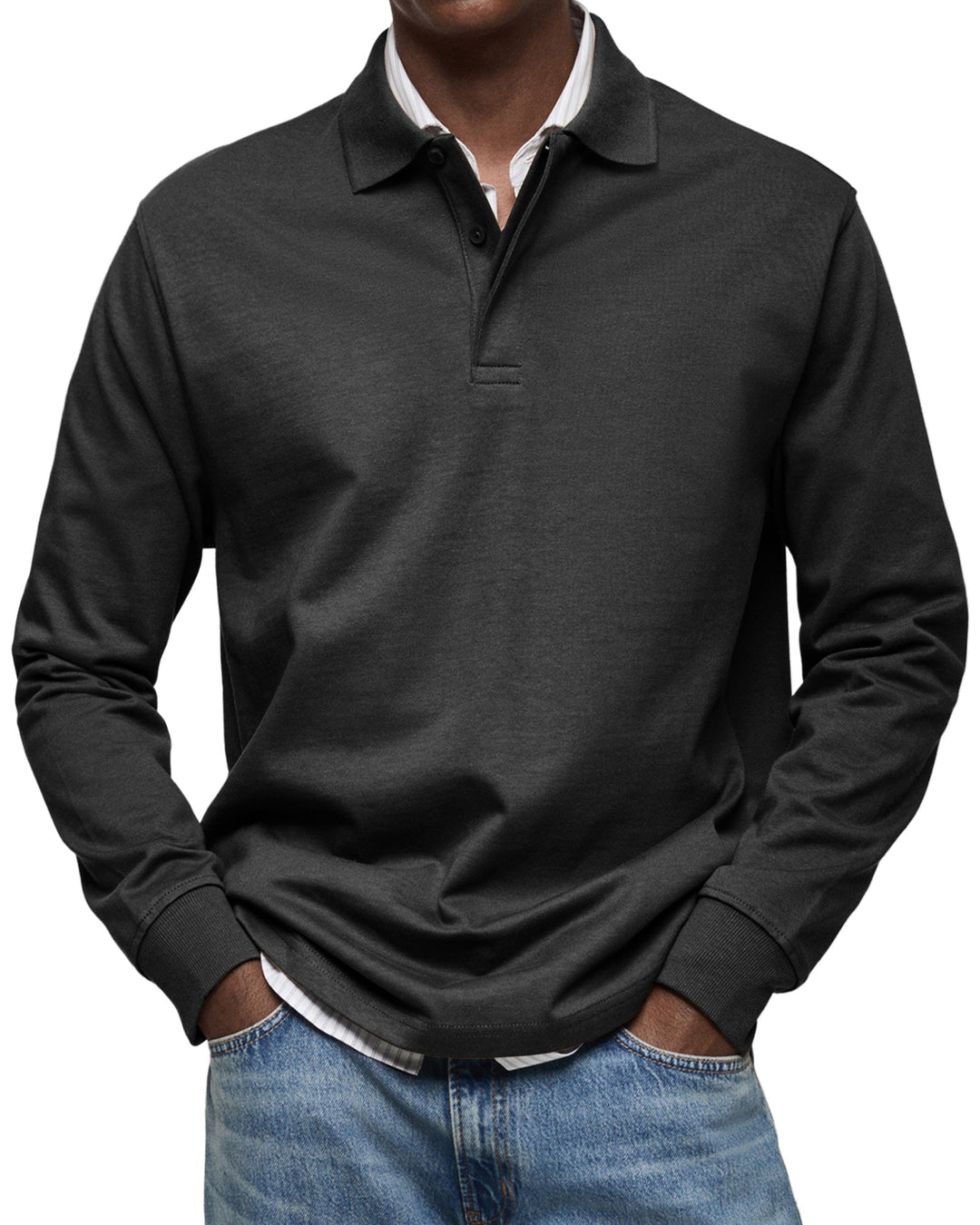 Tom | Long Sleeve Polo Shirt
