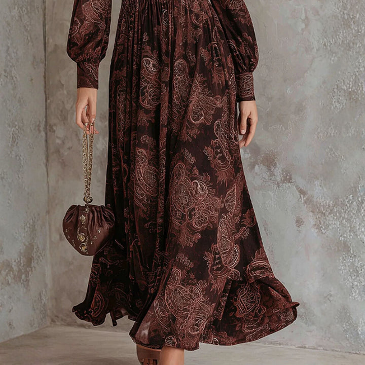May | Midi Dress with Paisley Print
