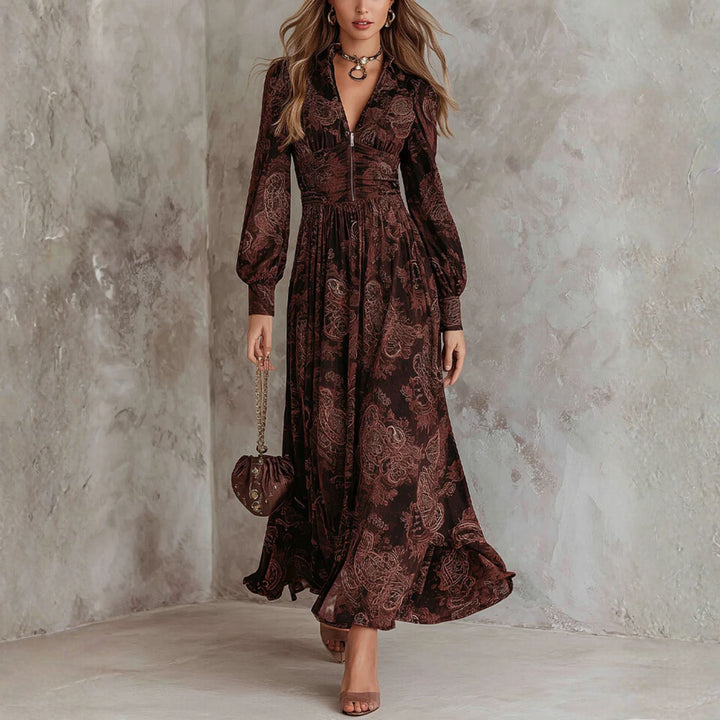 May | Midi Dress with Paisley Print