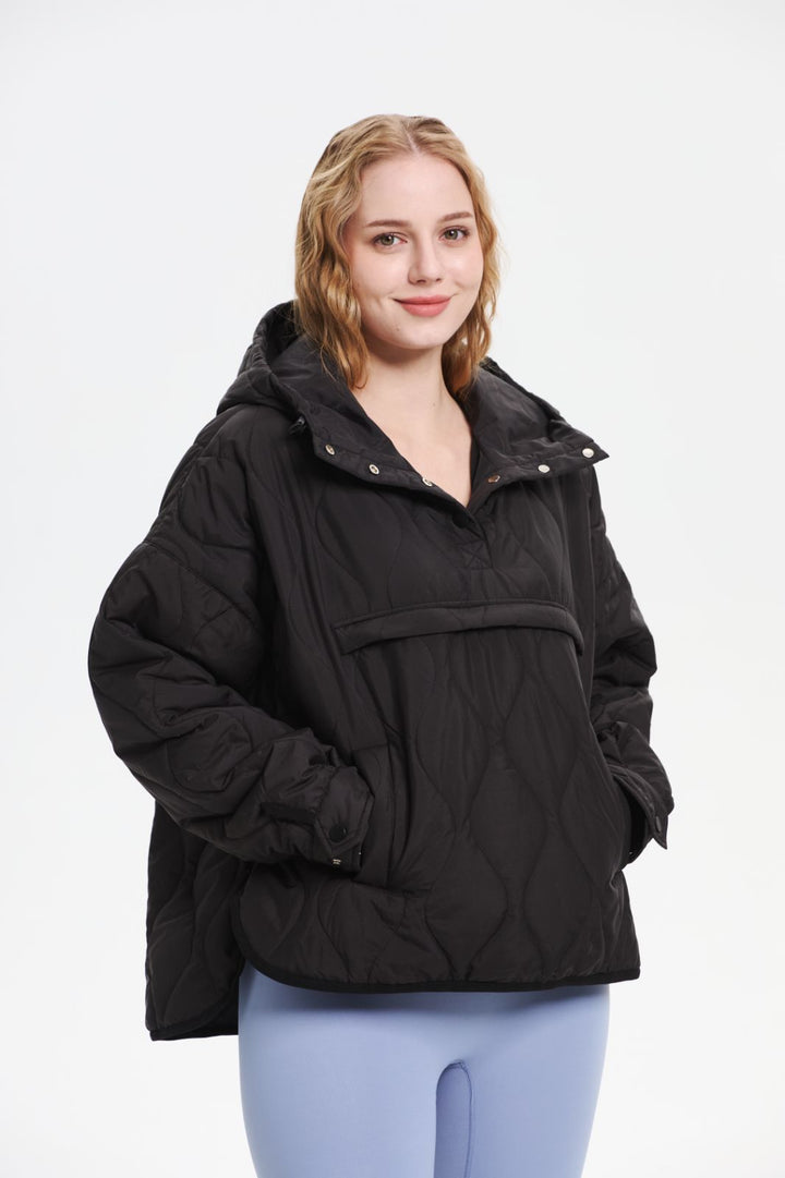 WILLOW | QUILTED WATER-REPELLENT HOODED JACKET
