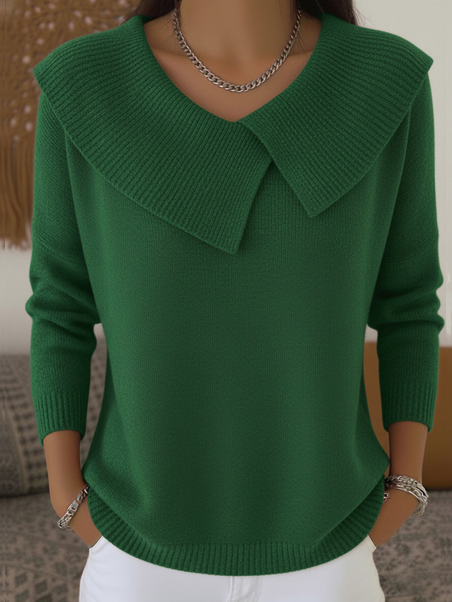 Lucia | Warm Sweater with Soft Collar