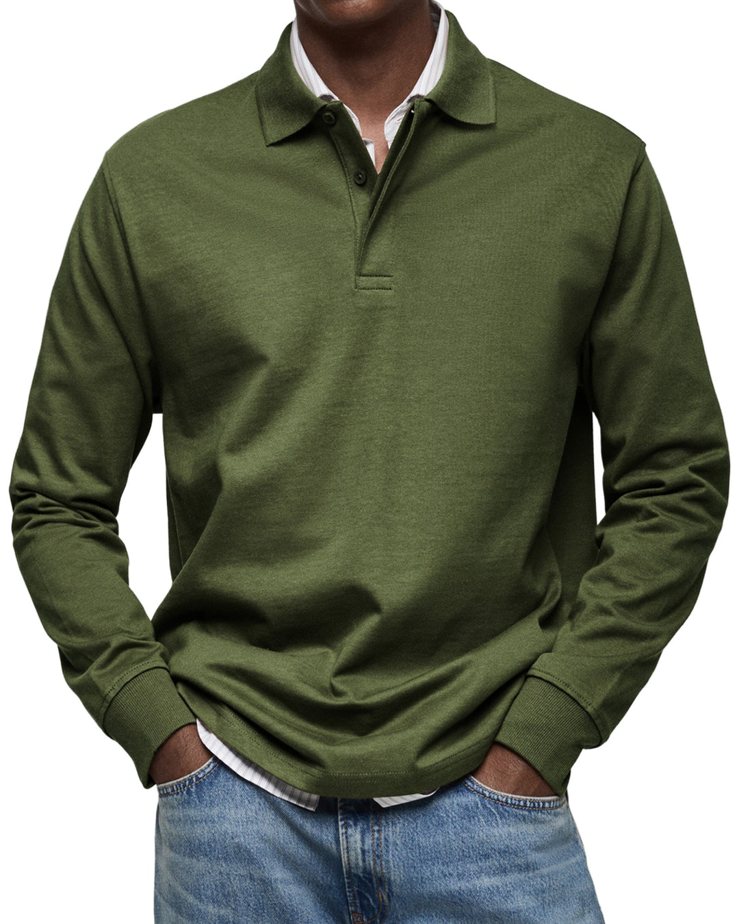 Tom | Long Sleeve Polo Shirt