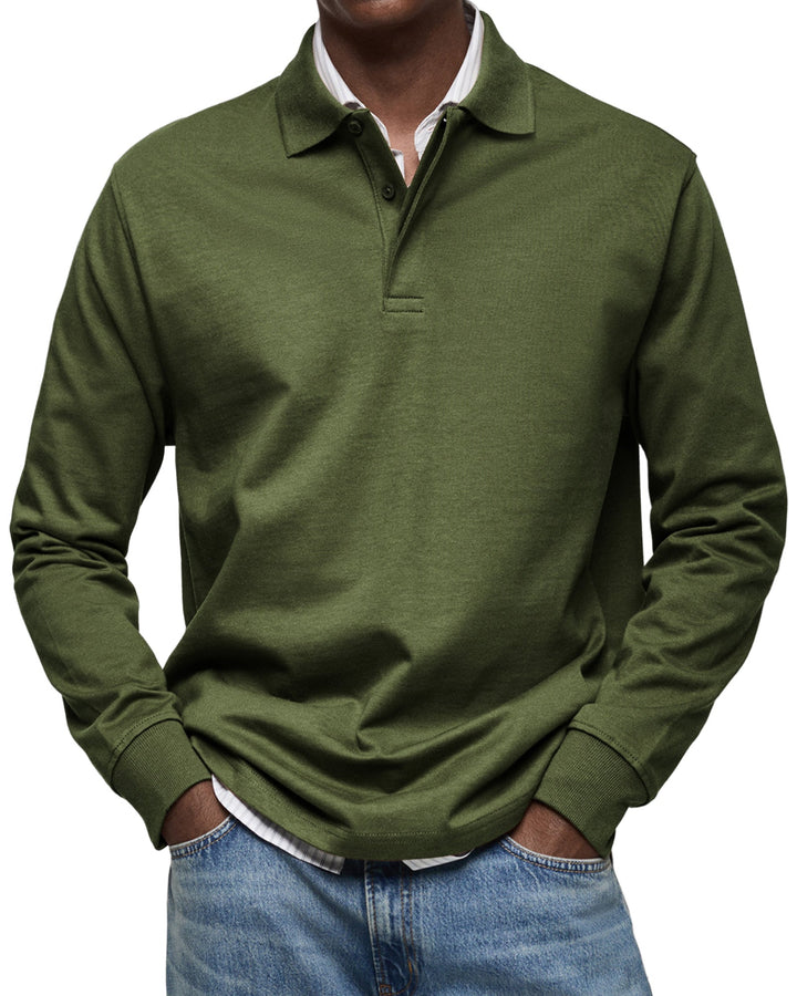 Tom | Long Sleeve Polo Shirt