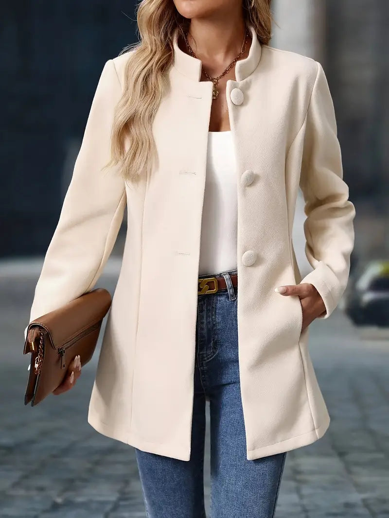 Francien | Classic Winter Coat with Buttons