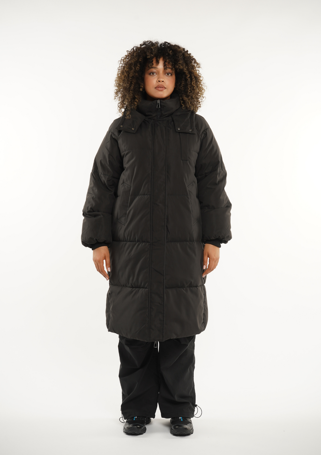 LUNA | HOODED LONG PUFFER JACKET