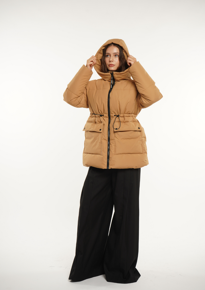 EVA | HOODED PUFFER JACKET SPLASHPROOF