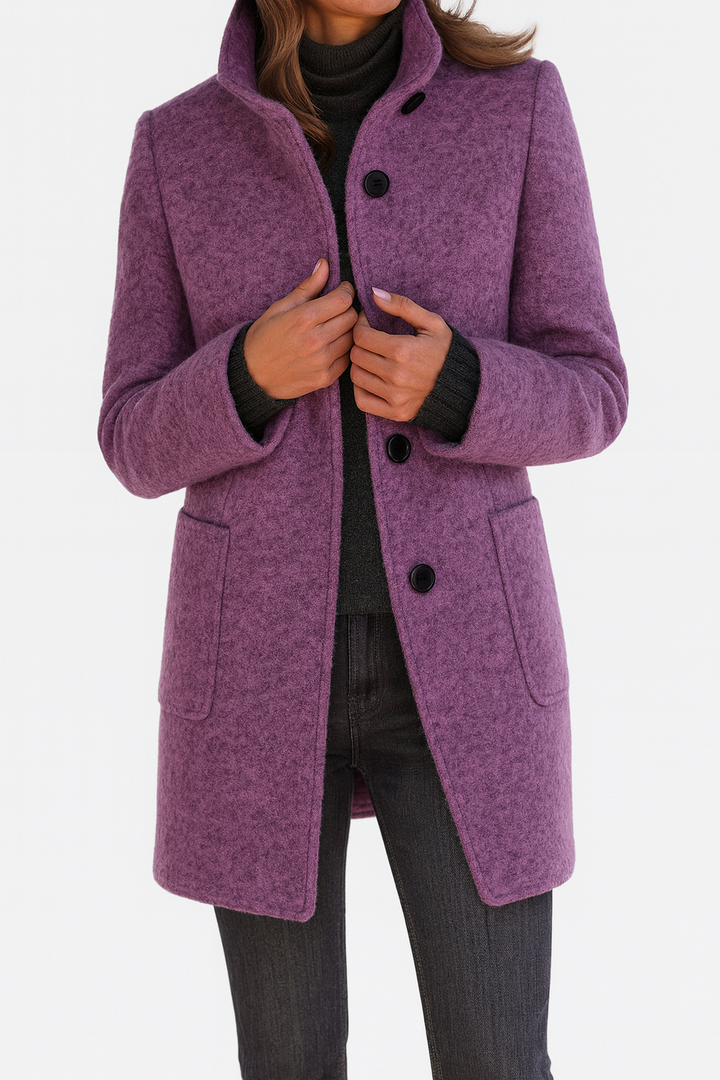 Nuala | Coat with High Collar