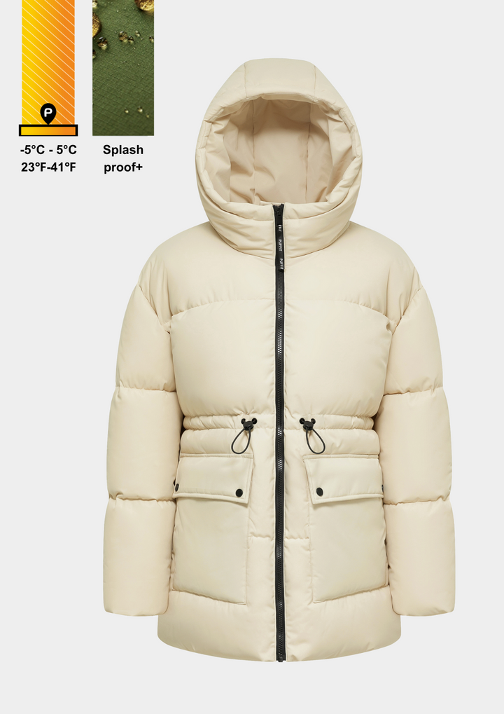 EVA | HOODED PUFFER JACKET SPLASHPROOF