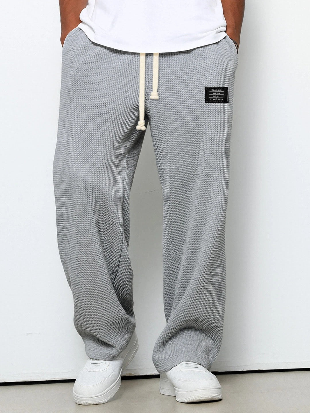 David | Comfortable Fit Drawstring Trousers