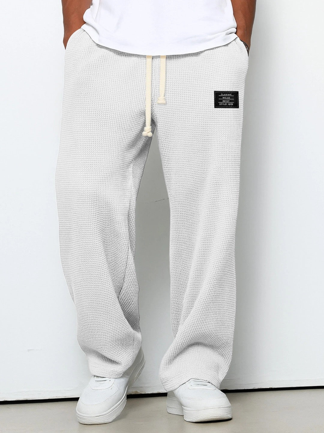 David | Comfortable Fit Drawstring Trousers