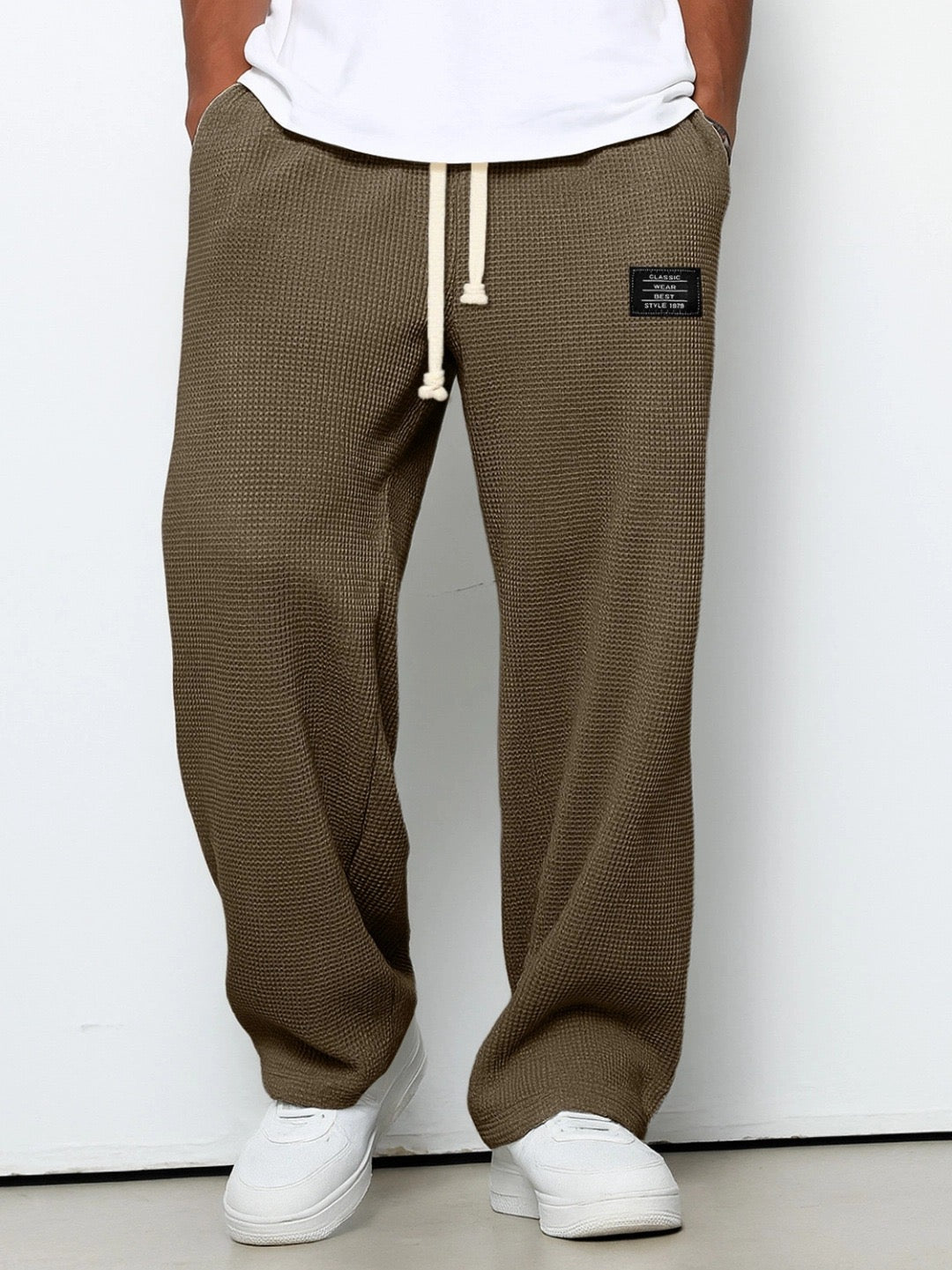 David | Comfortable Fit Drawstring Trousers
