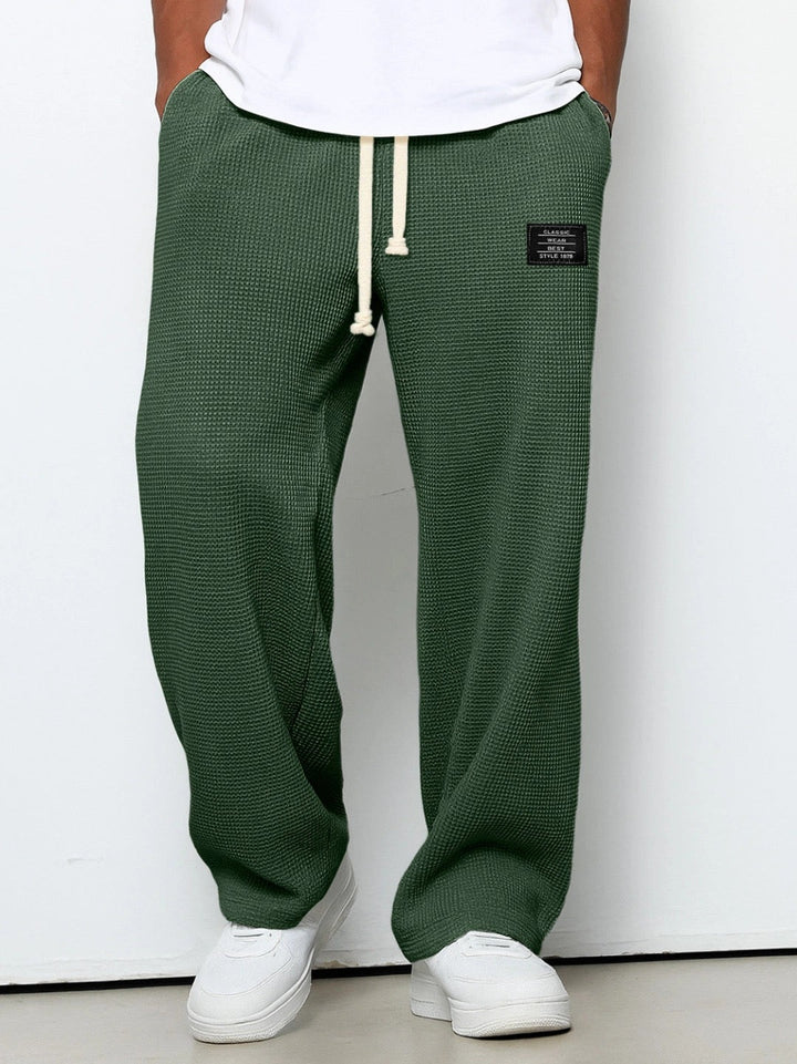 David | Comfortable Fit Drawstring Trousers