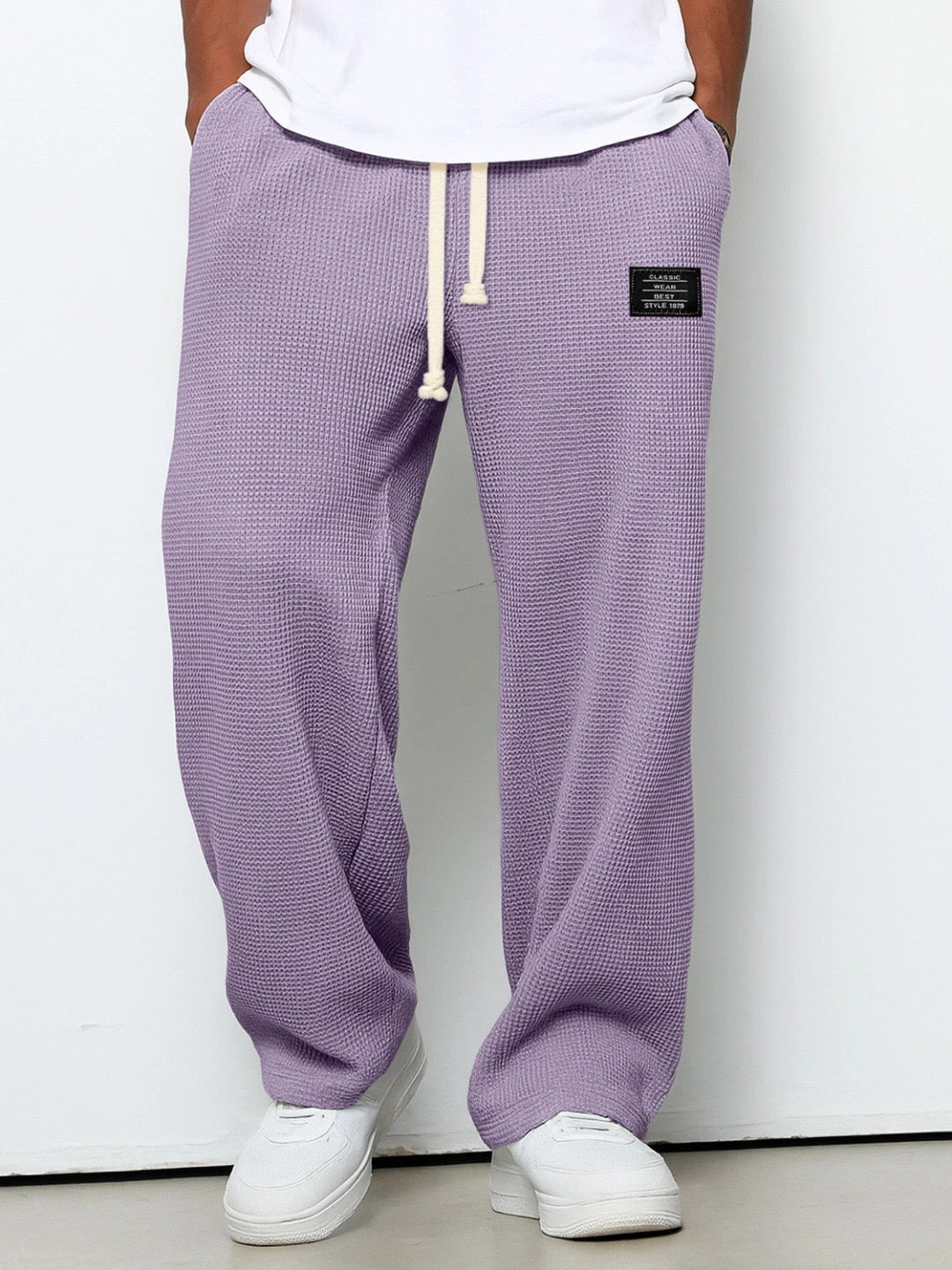 David | Comfortable Fit Drawstring Trousers