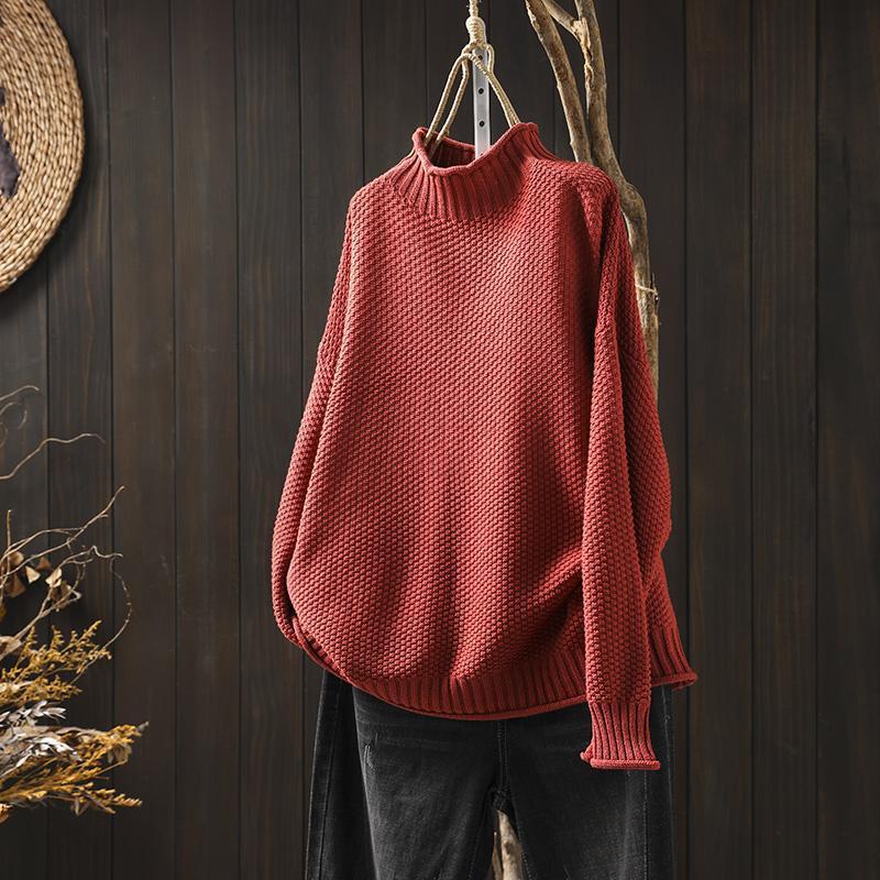 Noa - Trendy boucle knit oversized sweater for a chic and casual style