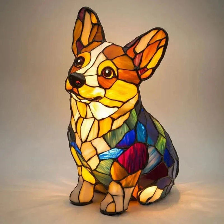 Regal Corgi Glow Lamp