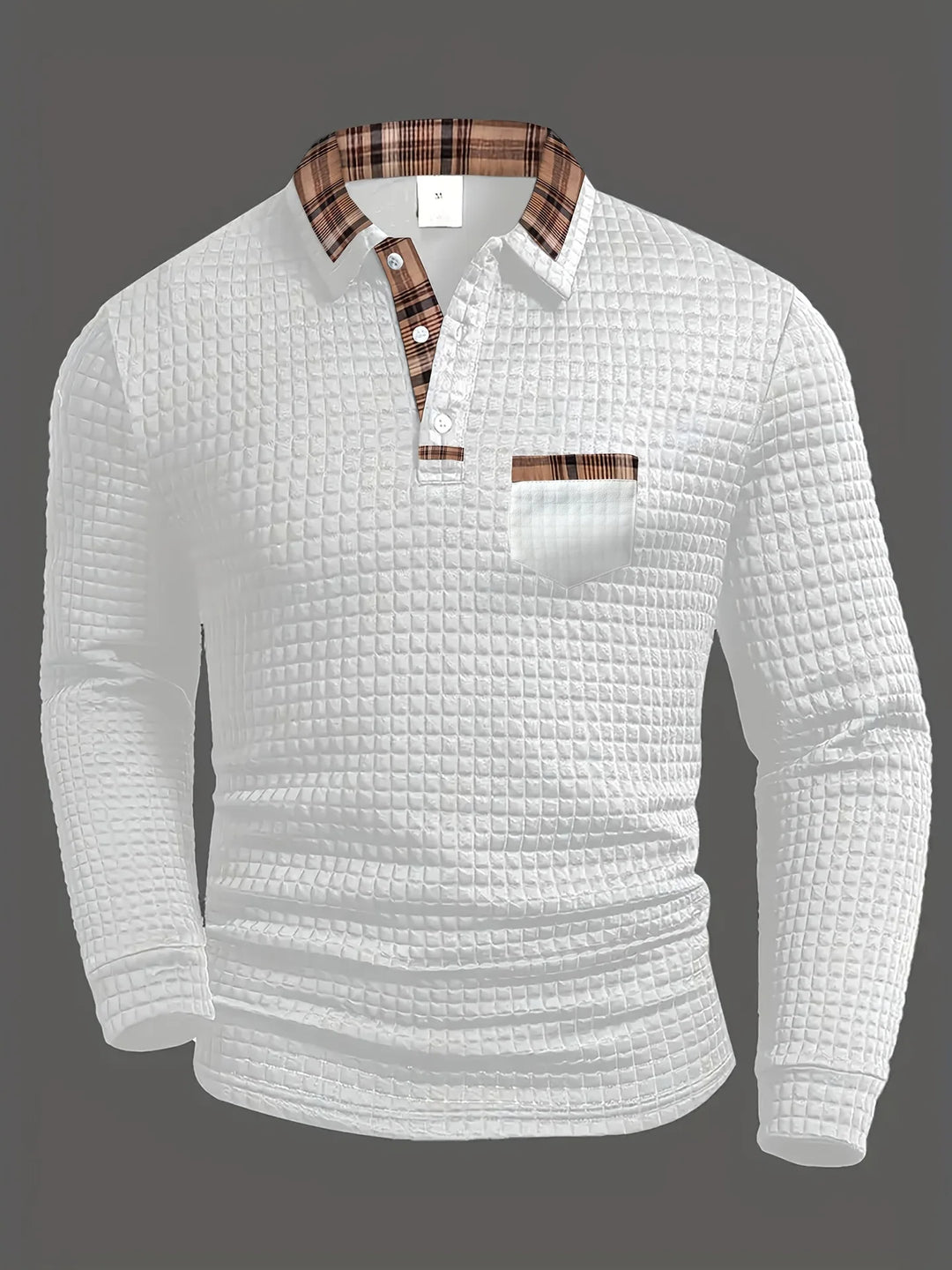 Jameson | Polo Shirt with Check Pattern
