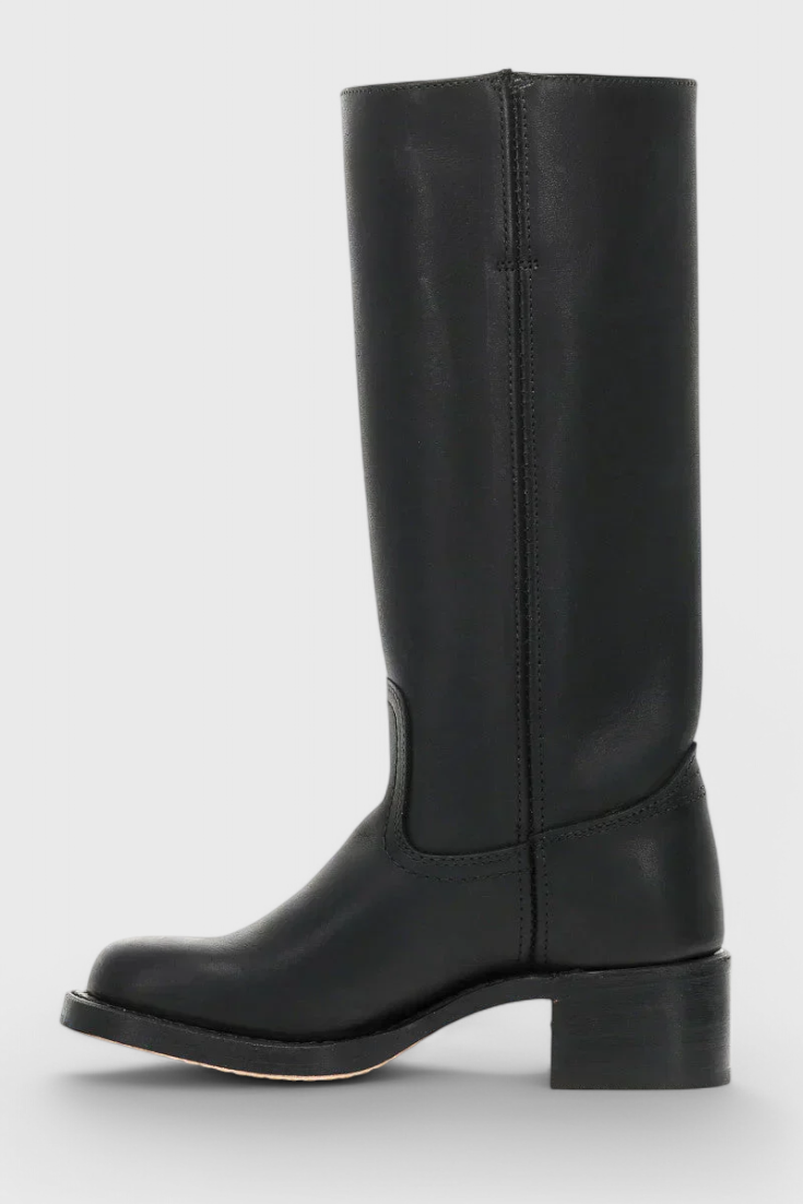 PIPPA | WOMEN'S LEATHER KNEE-HIGH BOOTS WITH HEELS