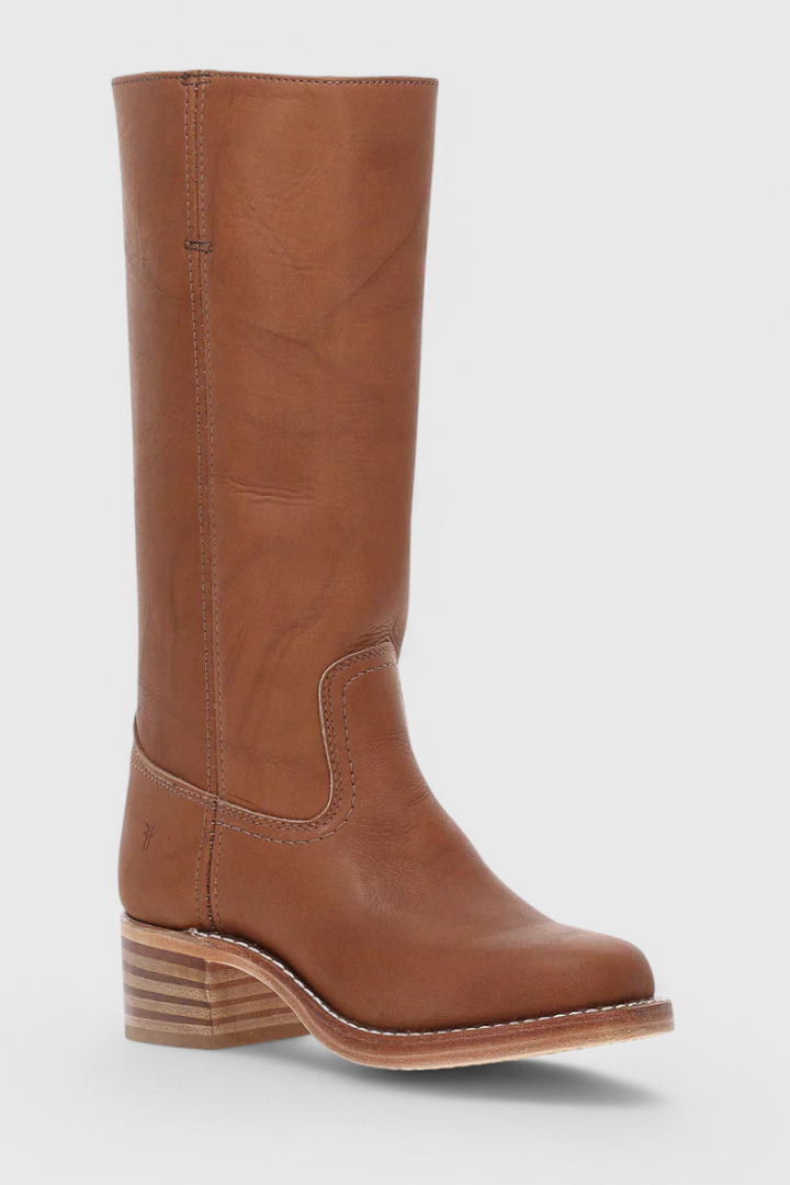 PIPPA | WOMEN'S LEATHER KNEE-HIGH BOOTS WITH HEELS