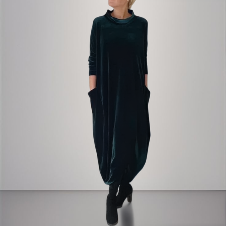 Eileen | Velvet Elegant Maxi Dress
