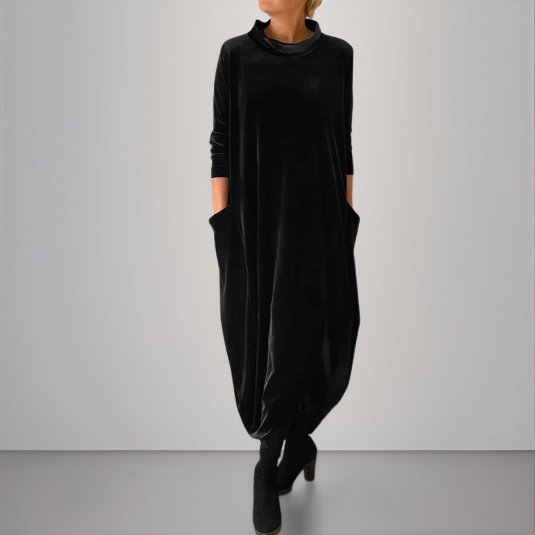 Eileen | Velvet Elegant Maxi Dress