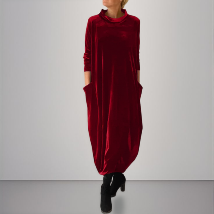 Eileen | Velvet Elegant Maxi Dress