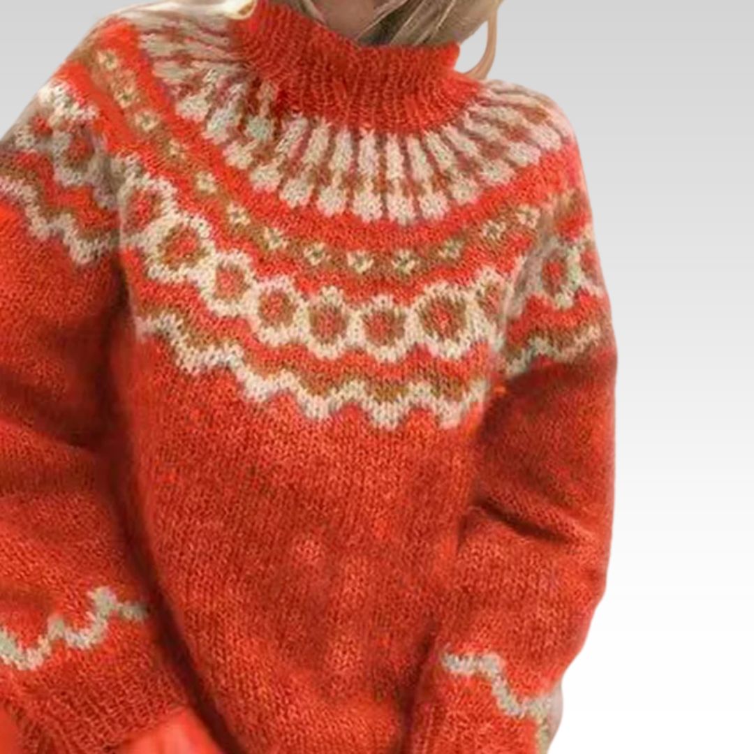 Orelia | Retro Elegant Winter Sweater
