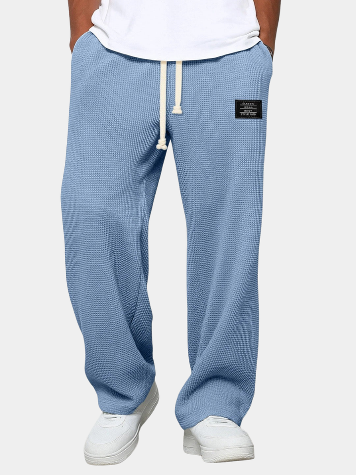 David | Comfortable Fit Drawstring Trousers