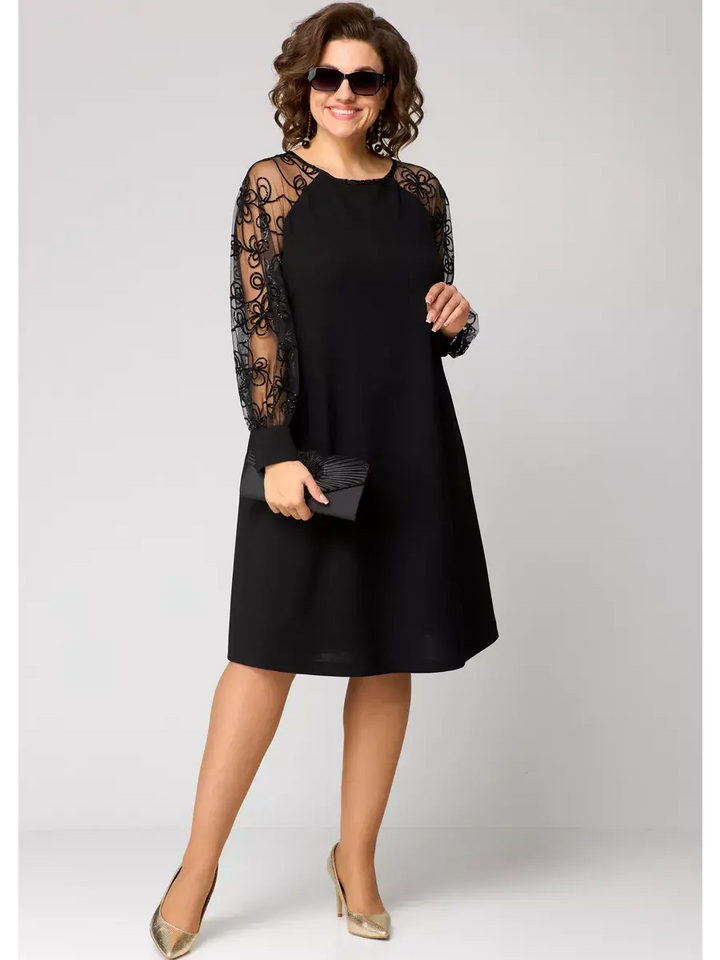Jill | Elegant Black Lace Sexy Dress