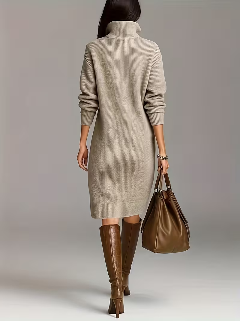 Orla | Soft Knitted Button Dress