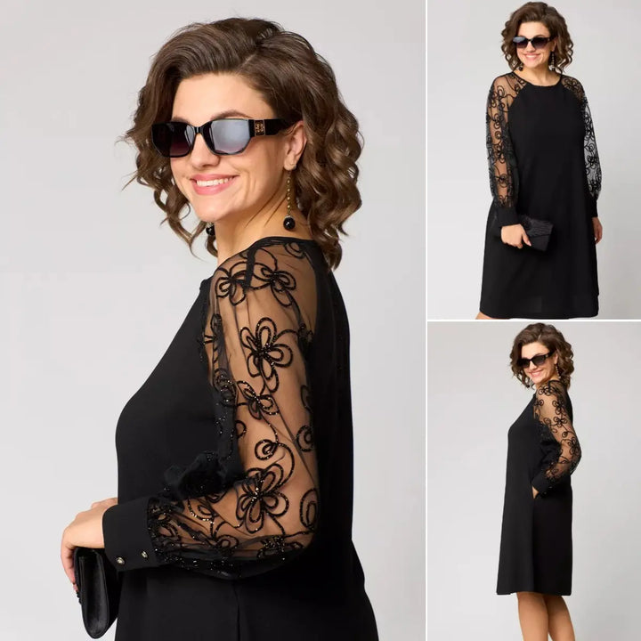 Jill | Elegant Black Lace Sexy Dress