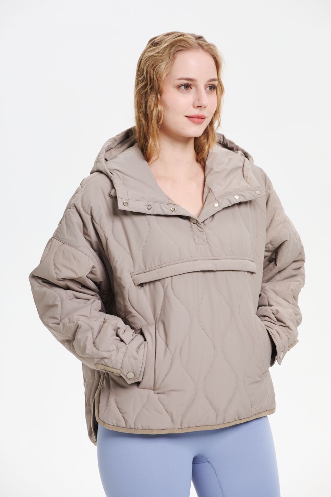 WILLOW | QUILTED WATER-REPELLENT HOODED JACKET