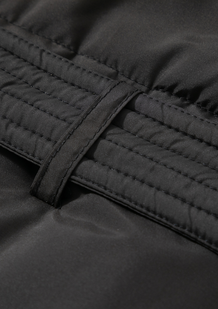 BLAIRE | EXTRA LONG LENGTH BULLETED BUTTON PUFFER JACKET